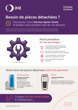 Flyer pièces détachées