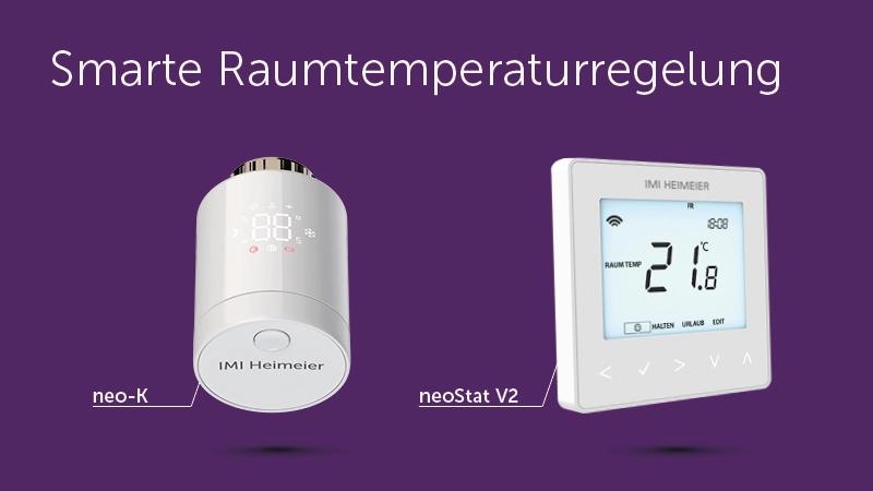 Smarte Raumtemperaturregelung mit IMI Heimeier Produkten