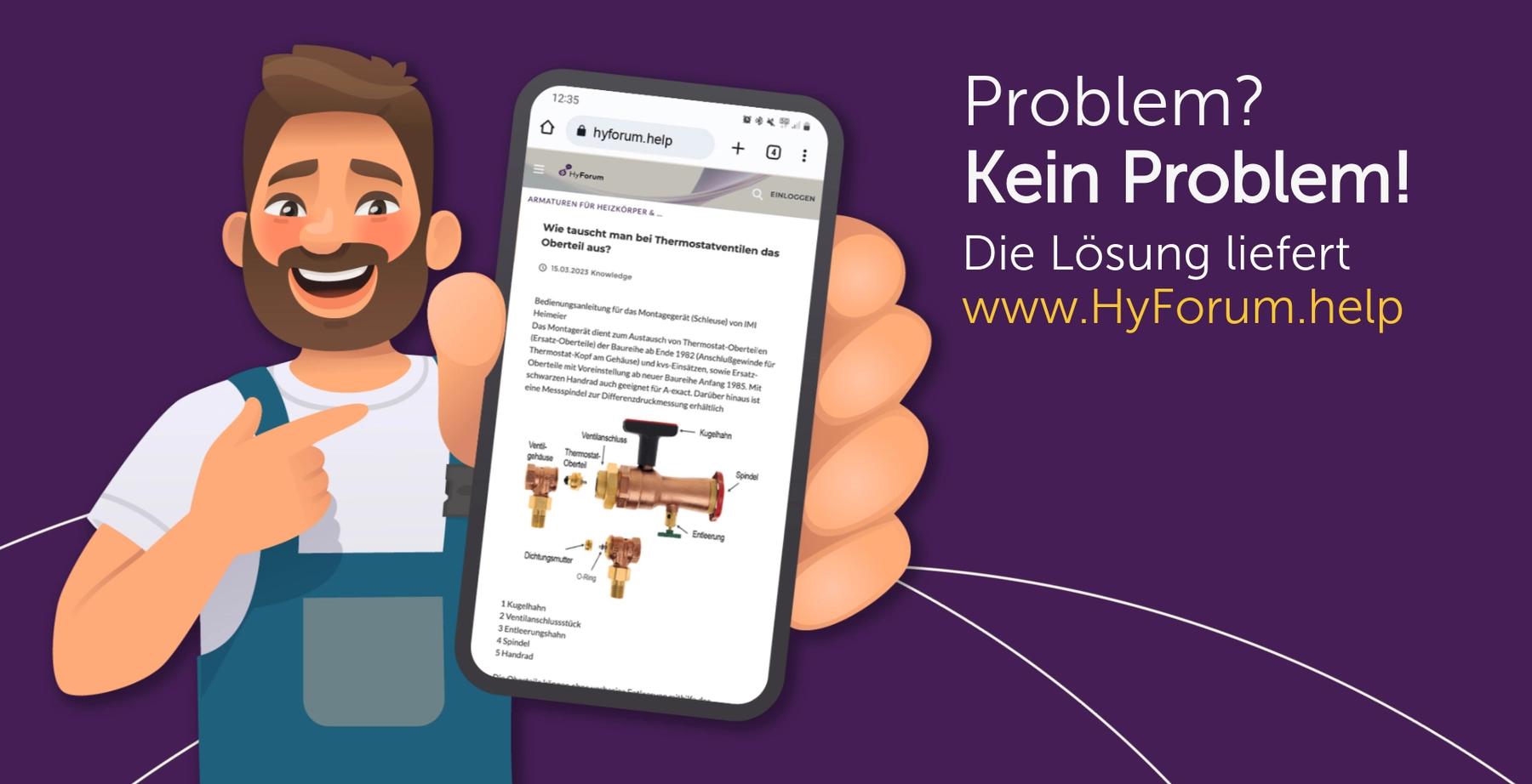 Frag HyForum für Probleme rund um Heizungsanlagen