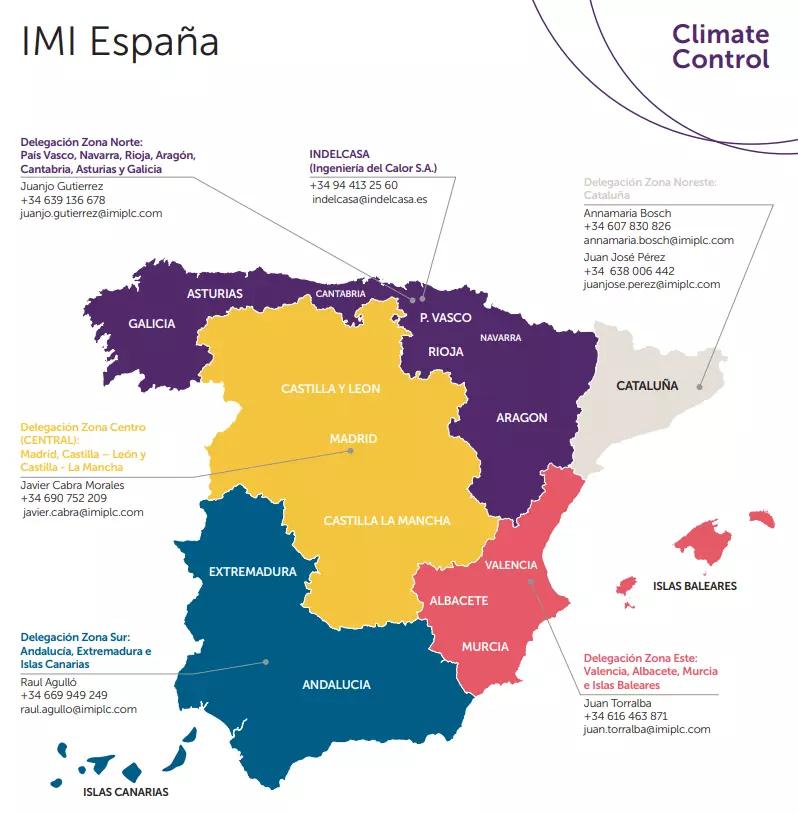 IMI Spain Map