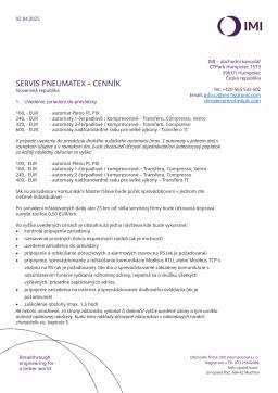 IMI servis pro SK 2024