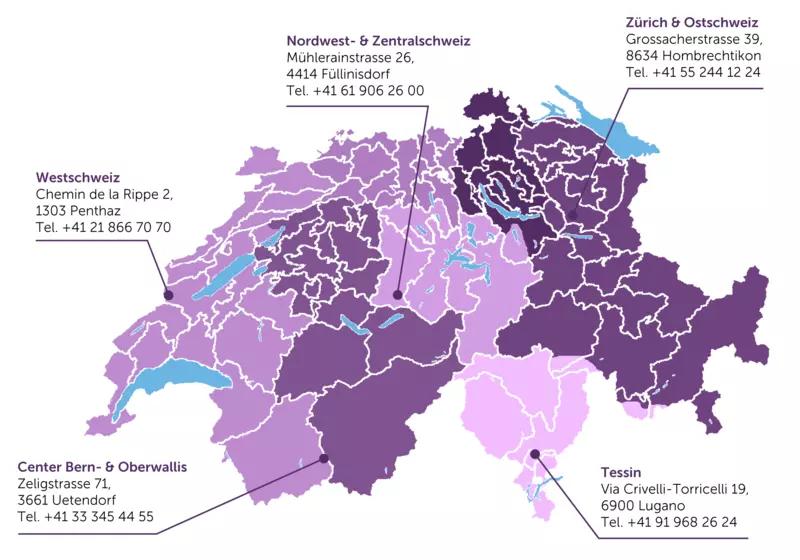 Pikett Service map
