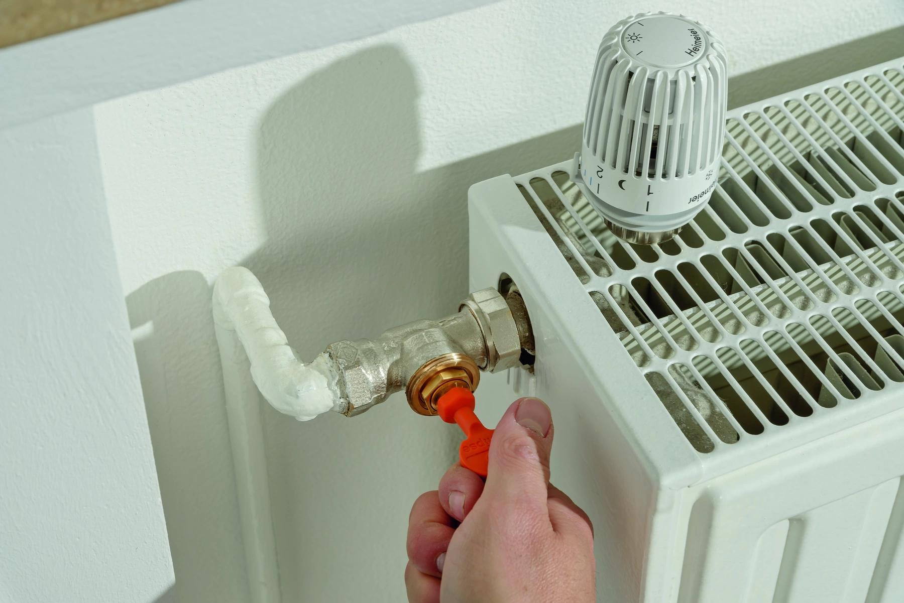 Hydraulischer Abgleich am Heizkörper