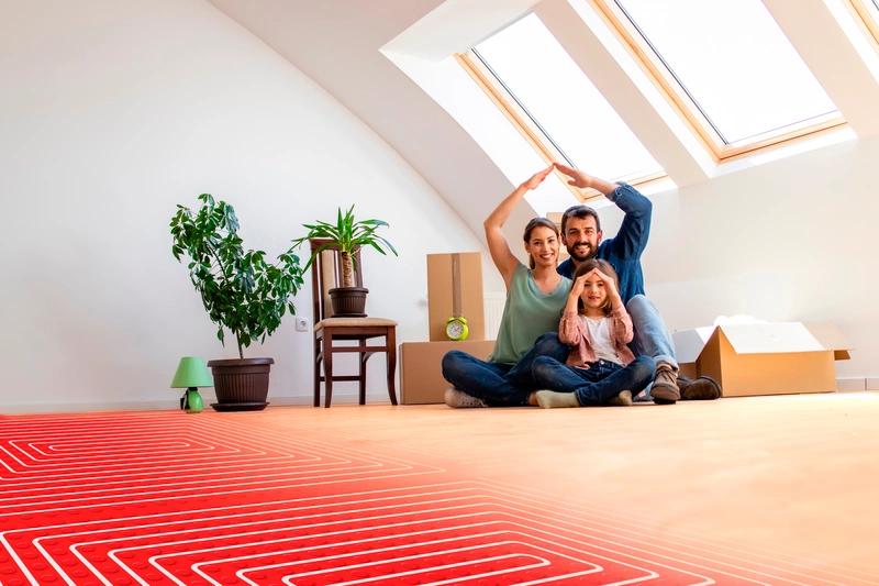 Underfloor heating advantages