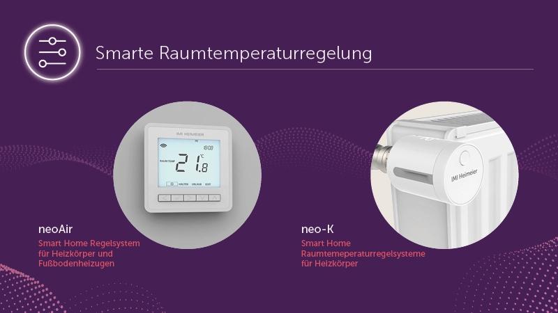 Smarte Raumtemperaturregelung mit IMI Heimeier Produkten