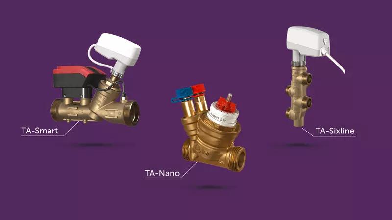 Vannes TA-Smart et TA-Nano