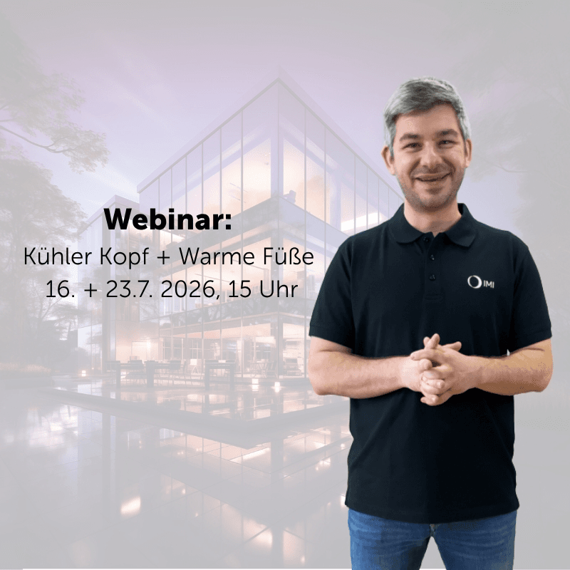 IMI-Webinar Hydraulik, Druckhaltung, Wasserqualität in Changeover-Systemen