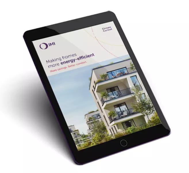 Residential brochure on ipad picto
